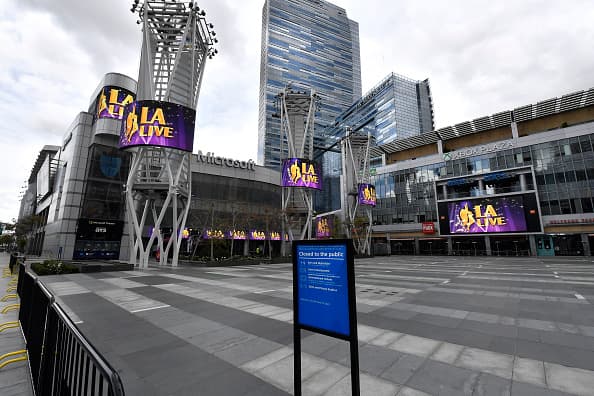 El principal centro de entretenimiento y conciertos, The Microsoft Theatre en LA Live permanece cerrado en Los Ángeles debido a medidas restrictivas de Coronavirus.