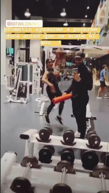 Francisca sigue firme en su deseo de "ponerse dura" y en el gimnasio, en el estudio o en la alberca da todo de sí para lograrlo.