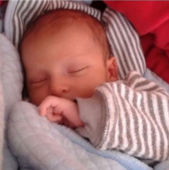 Como esta linda foto, cuando tenía tan solo un par de meses.