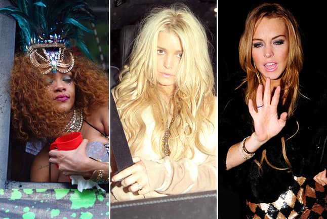 Estas famosas se han pasado de copas y han sido captadas en sus peores momentos.