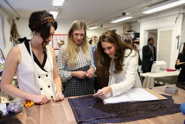 La duquesa es una gran conocedora de moda.