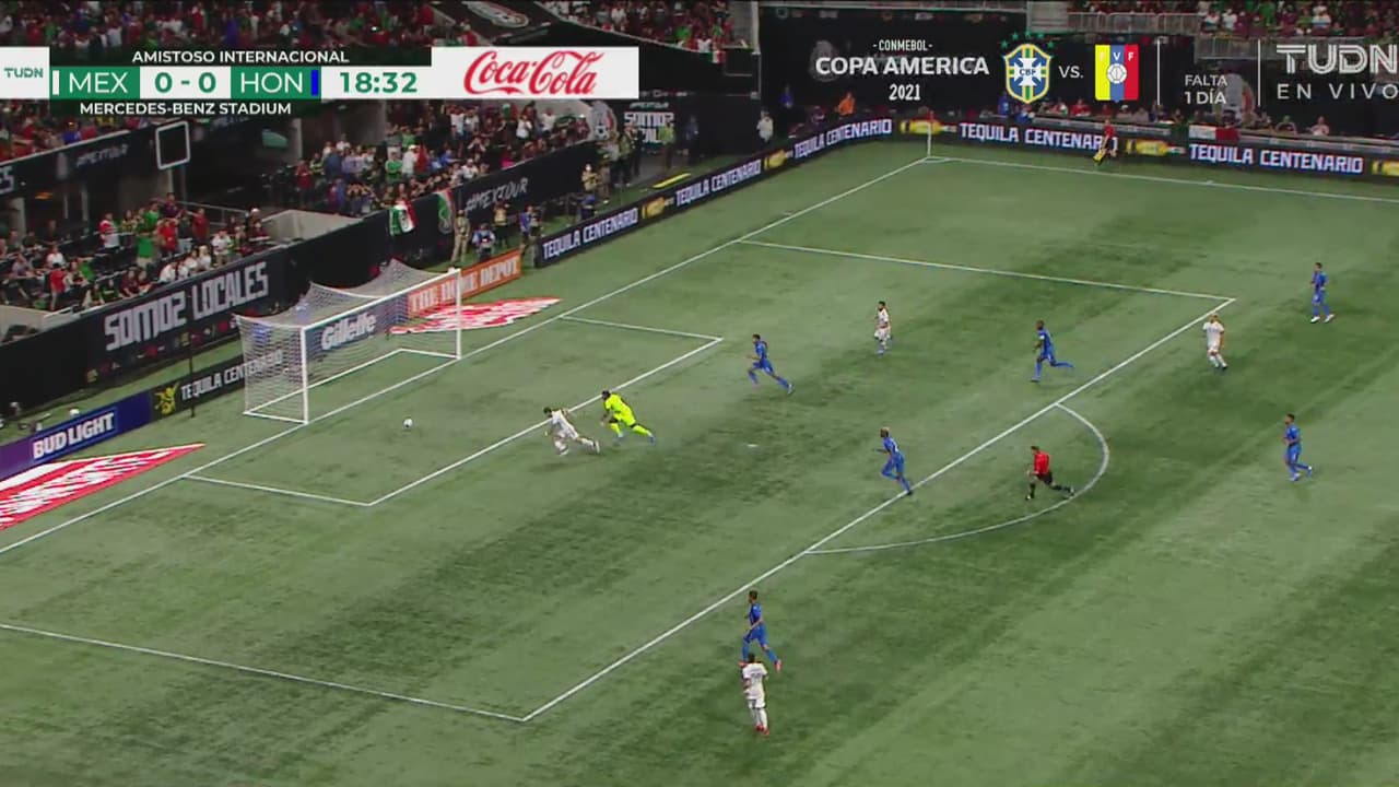 ¡La desaprovecha Orbelín! No pudo definir tras gran pase de Edson Álvarez