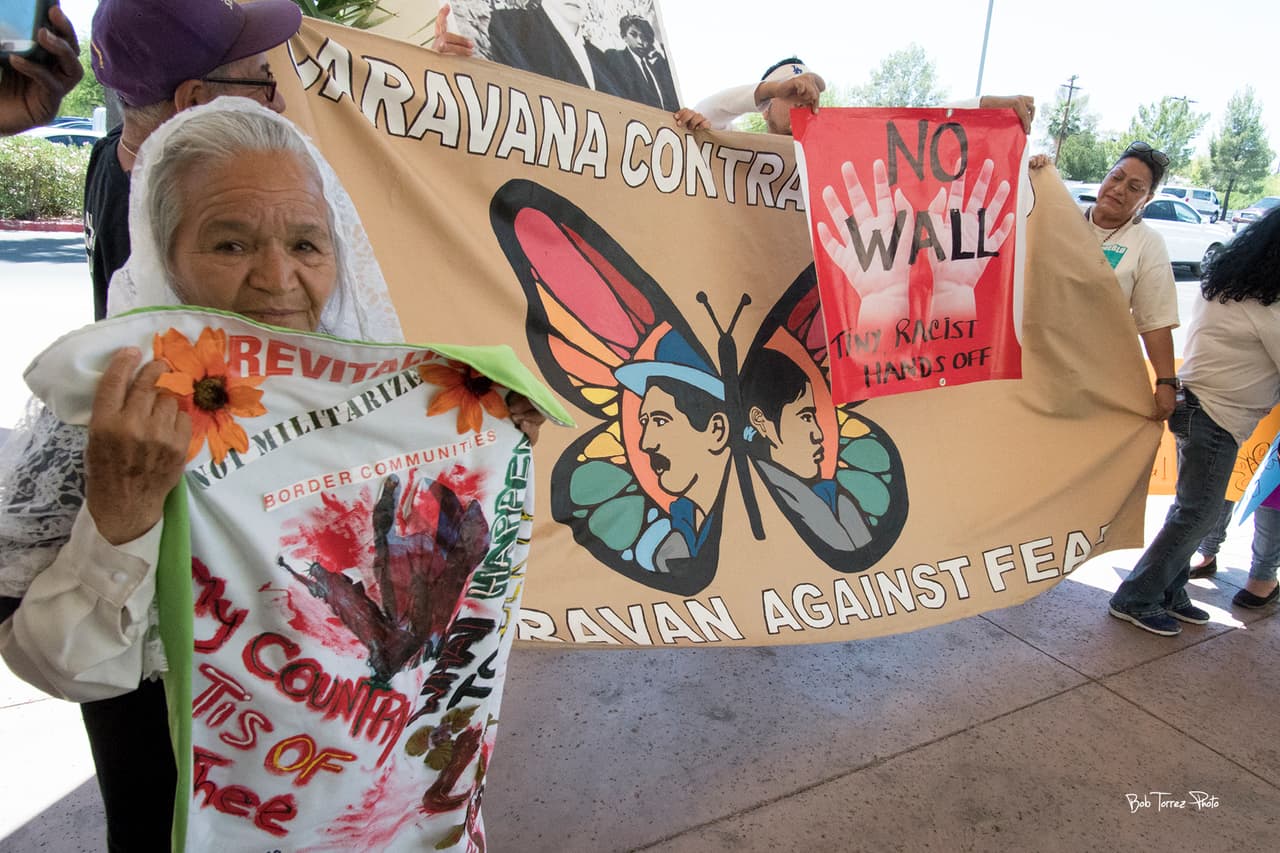 Participantes de 'La Caravana contra el Miedo' culpan a la Patrulla Fronteriza de tratar de intimidarlos en Arizona