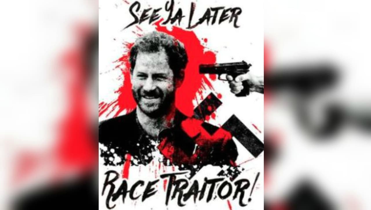 Amenazan de muerte al príncipe Harry por traicionar su raza al casarse con Meghan Markle