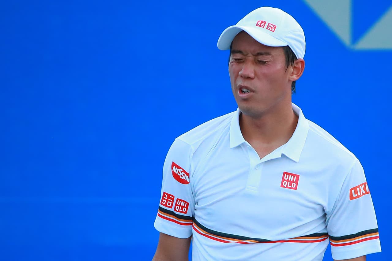 Nishikori, una de las grandes figuras del tenis asiático, no recupera el nivel que lo llevó a estar entre los mejores del mundo en algún momento de su carrera.