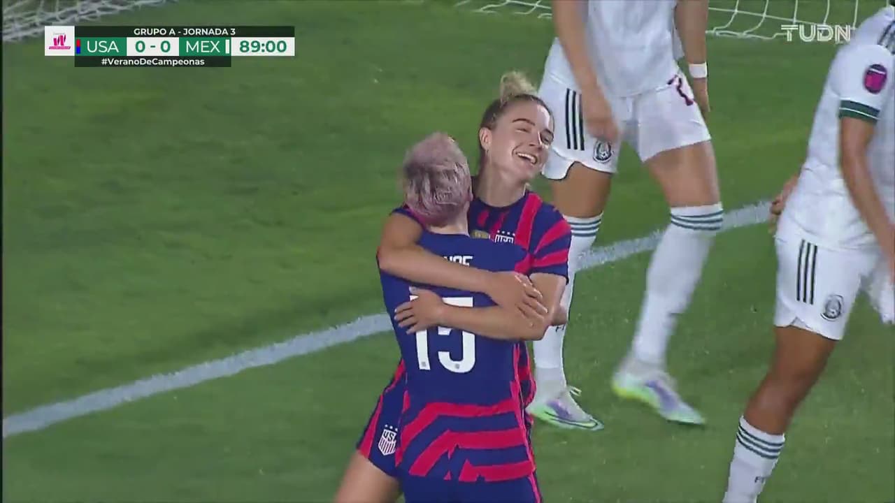 ¡Todo se derrumbó para el Tri! Kristie Mewis anota el 1-0 con polémica