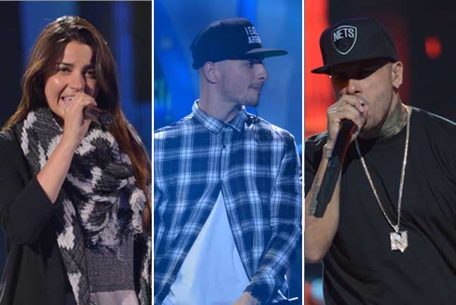 Tremenda lluvia de estrellas que ha puesto a temblar el escenario de Premios Juventud.