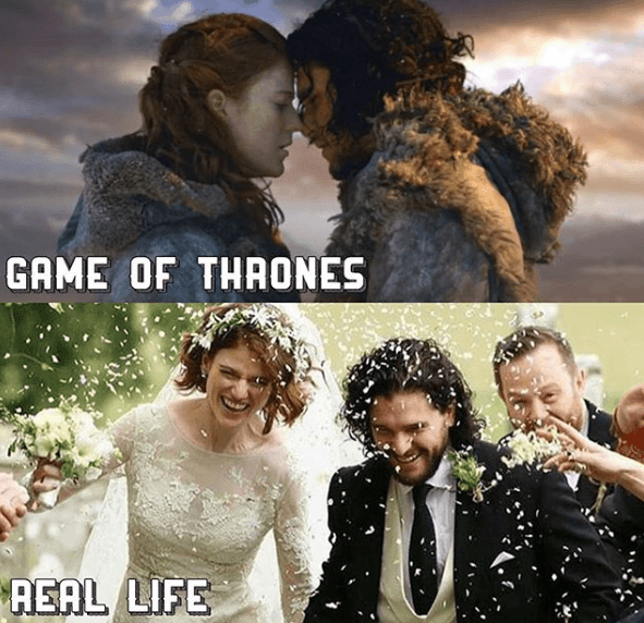 Ambos actores son británicos, tienen 31 años de edad, y llevaron la ficción de 'Game of Thrones' a la vida real tras su unión matrimonial.