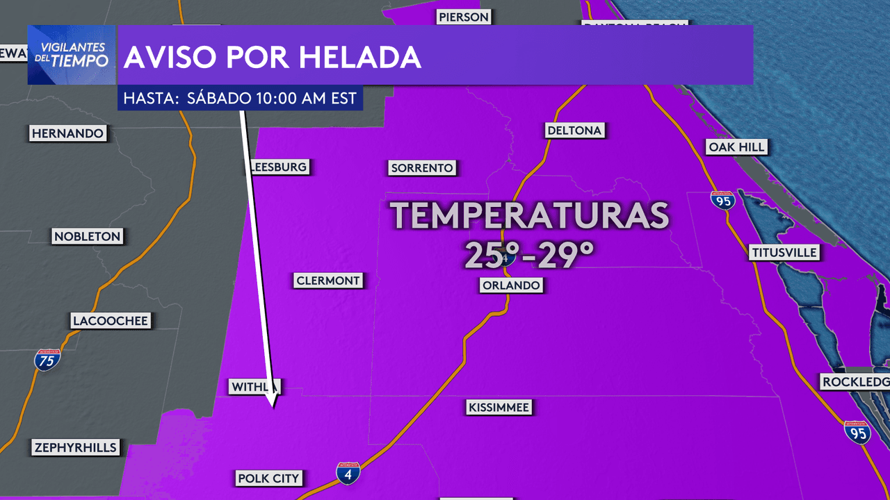 Bajarán aún más las temperaturas durante Navidad en Florida Central