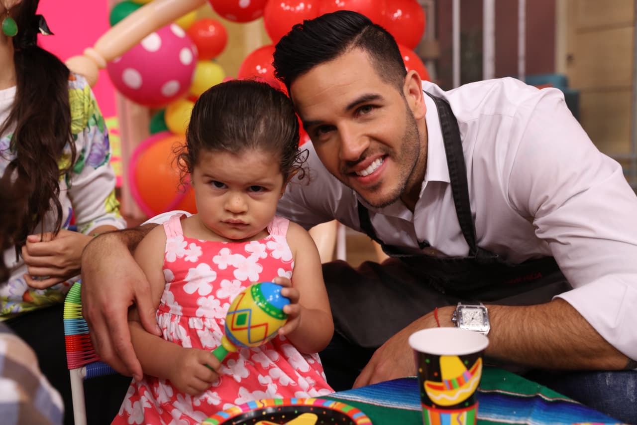 La hija del chef Jesús hizo su debut frente a la cámaras y también asistió a la fiesta de Giulietta.