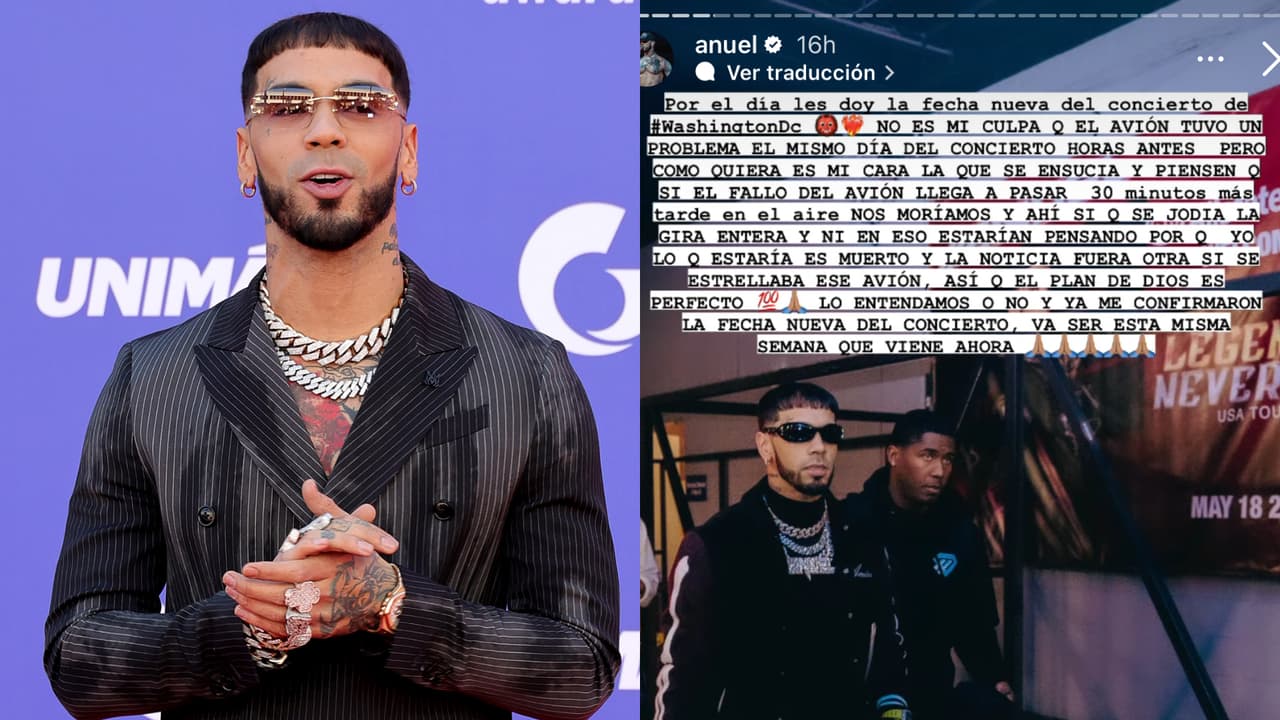 Anuel mencionó que el avión pudo haberse estrellado.