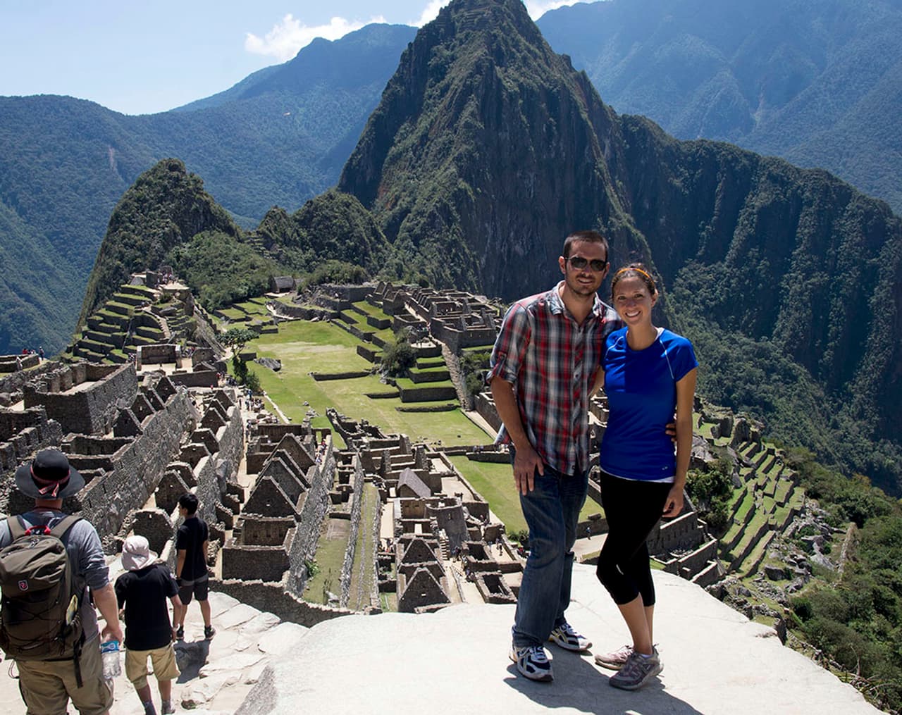 Machu Pichu es otro lugar en la lista de los sitios que la pareja ha visitado.