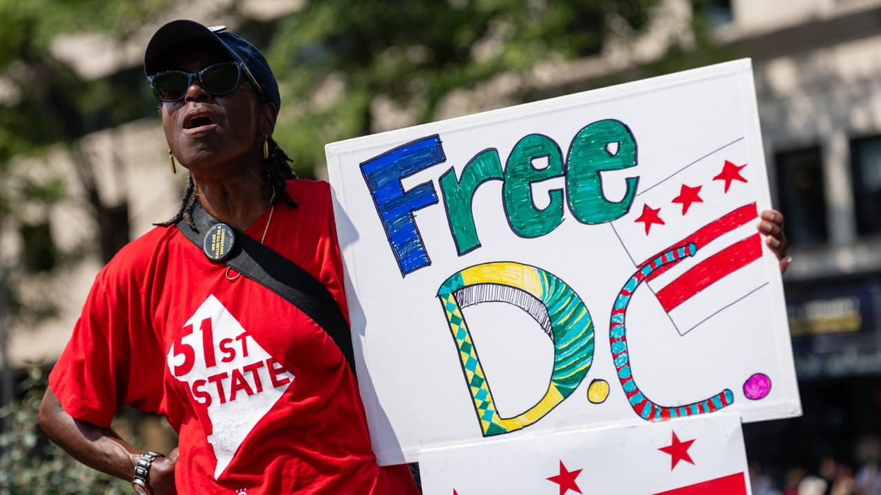 Este sábado 6 de septiembre, miles de personas se reunieron en la capital de EEUU.