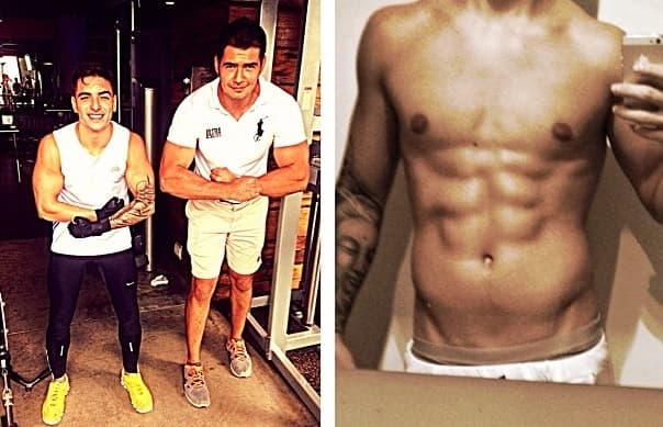 2. ABS DE ACERO. Resultado de esa disciplina son sus esculturales 'abs' de acero que a todas nos enloquecen. ¡Mira nada más! Todo un bombón.