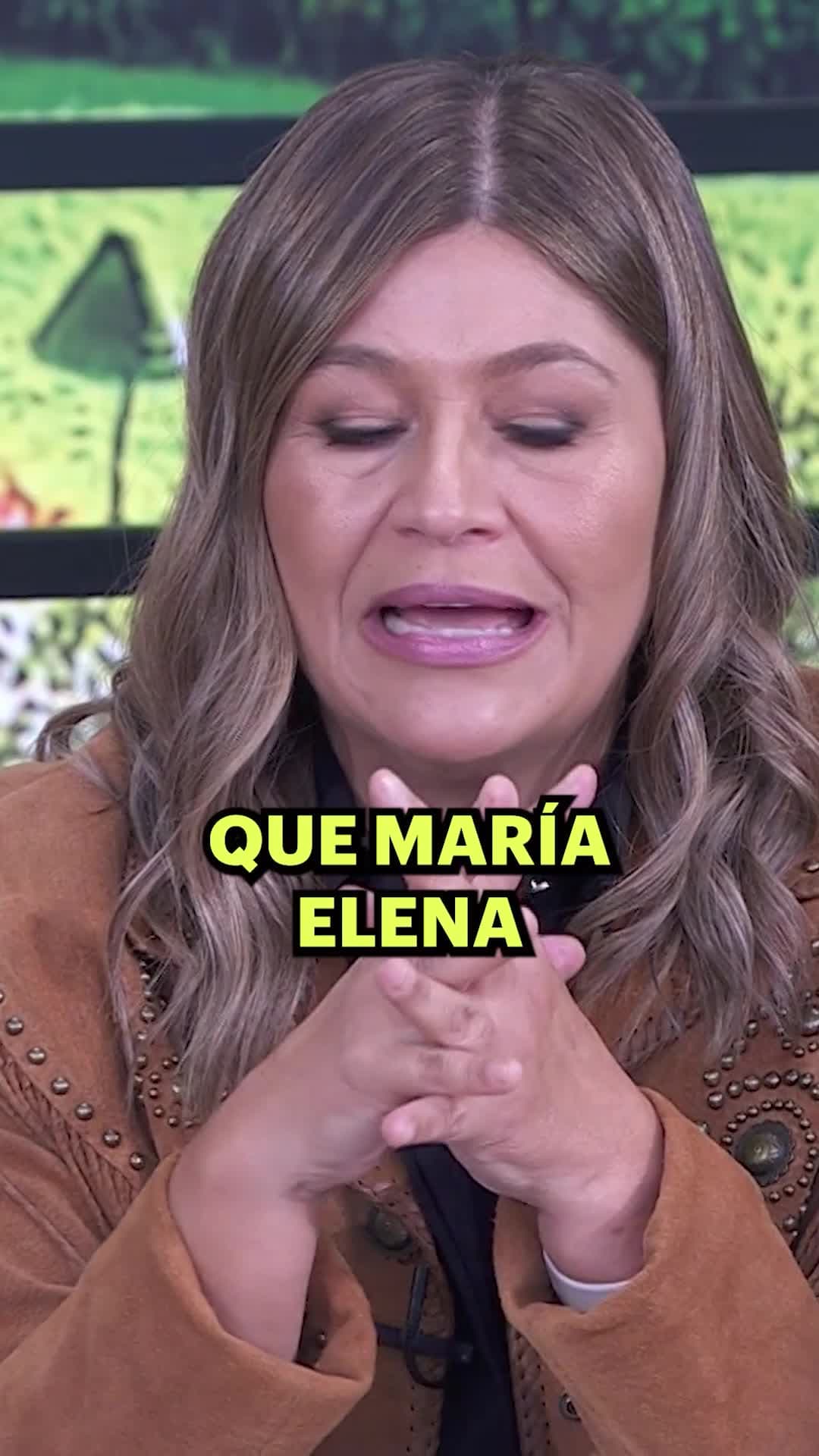 María Elena Saldaña se volvió a caer durante las grabaciones de 'Más Vale Sola