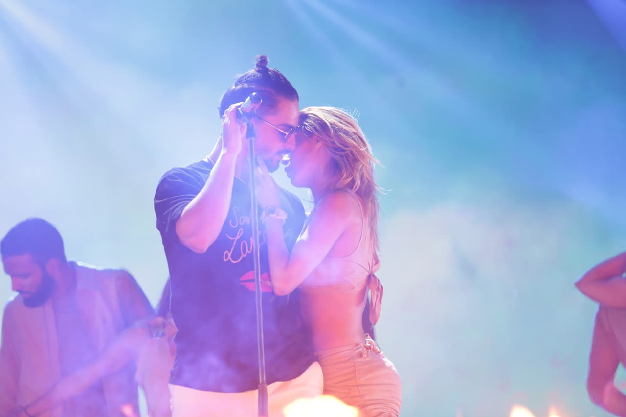 Maluma sí que dio el ensayo más vibrante del tercer día rumbo a Premios Juventud para su participación de este jueves.