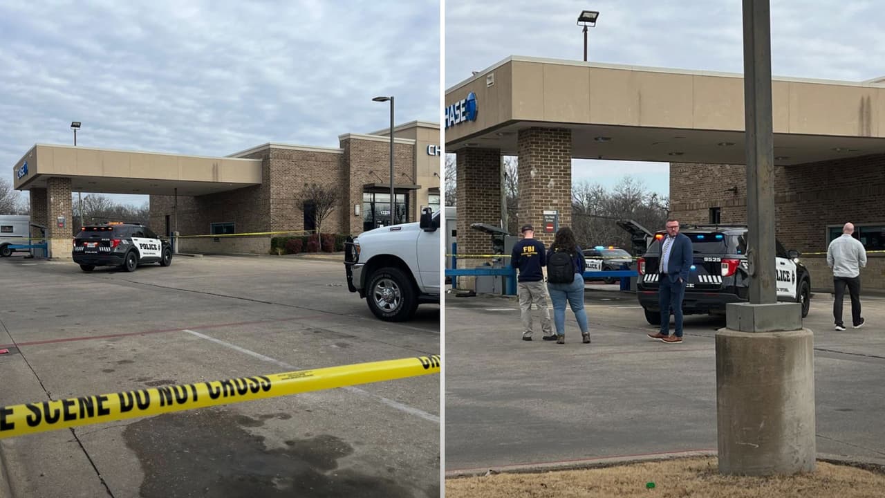 Tiroteo en un Chase Bank de Balch Springs deja un herido: la policía busca a un sospechoso