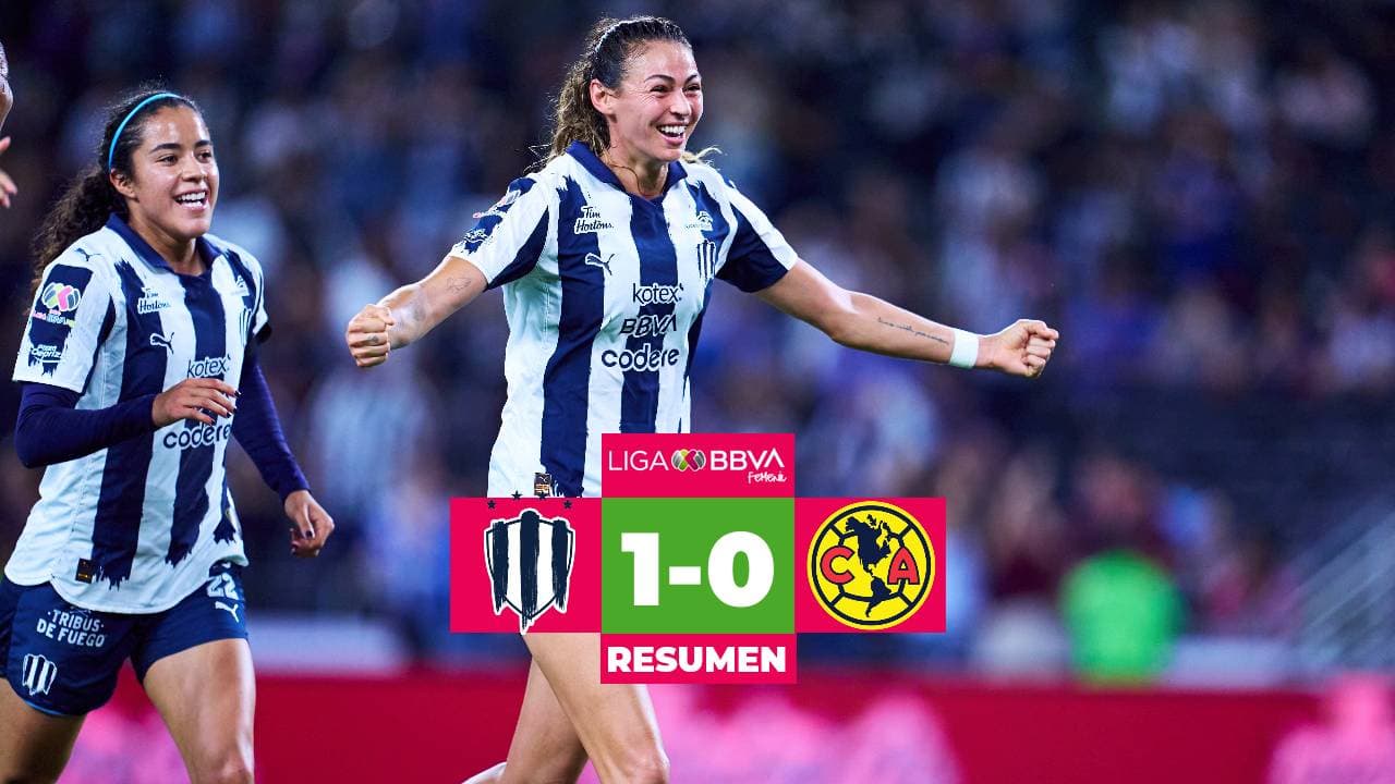 Resumen | Rayadas se lleva ventaja mínima sobre el América