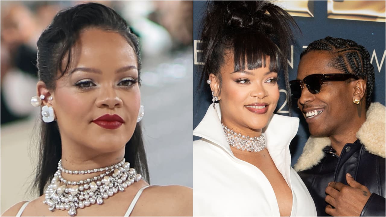 Rihanna anuncia embarazo en MET Gala 2025 mostrando su pancita