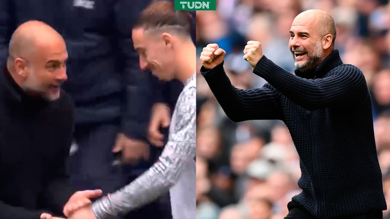 Pep Guardiola se burla de jugadores de Liverpool con festejo de gol en cara