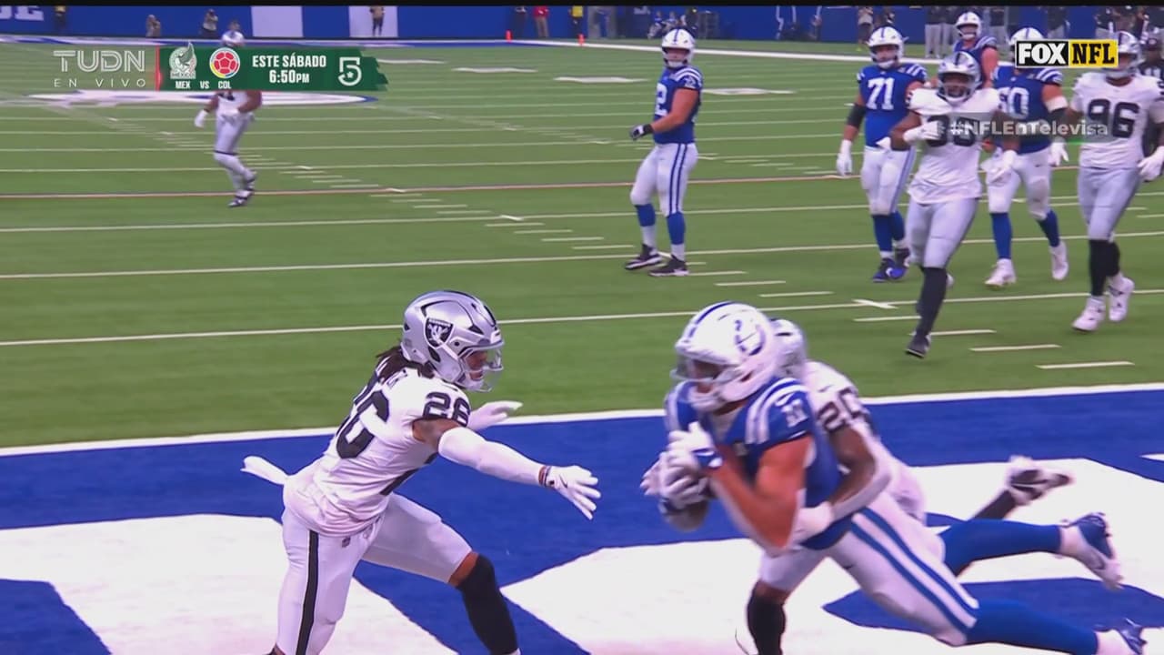 ¡Huele a paliza! Pittman tiene touchdown para Colts