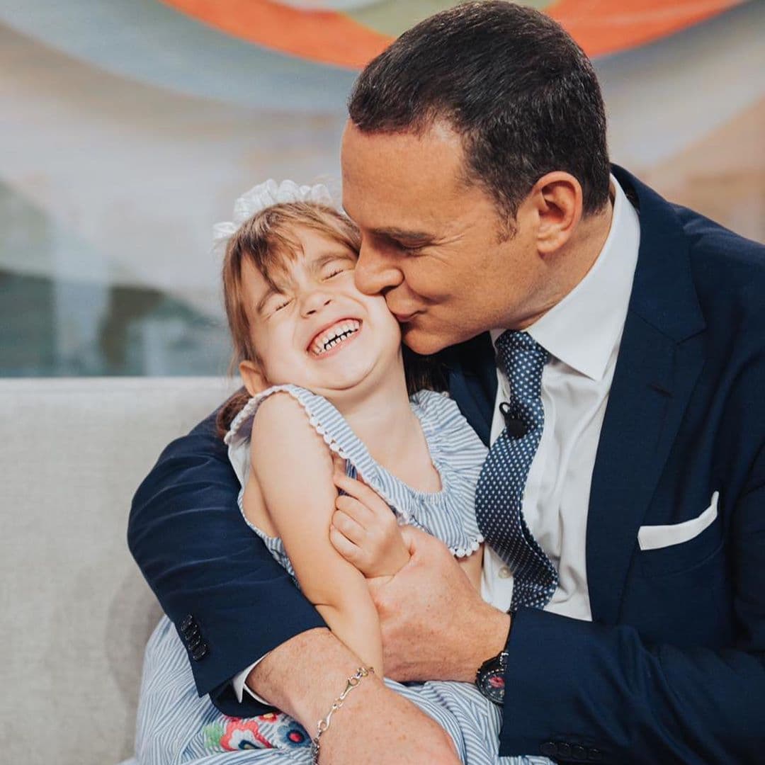 Michelle cumplirá 5 años en el mes de mayo y aunque está creciendo a gran velocidad siempre será la princesa menor del presentador de Despierta América.