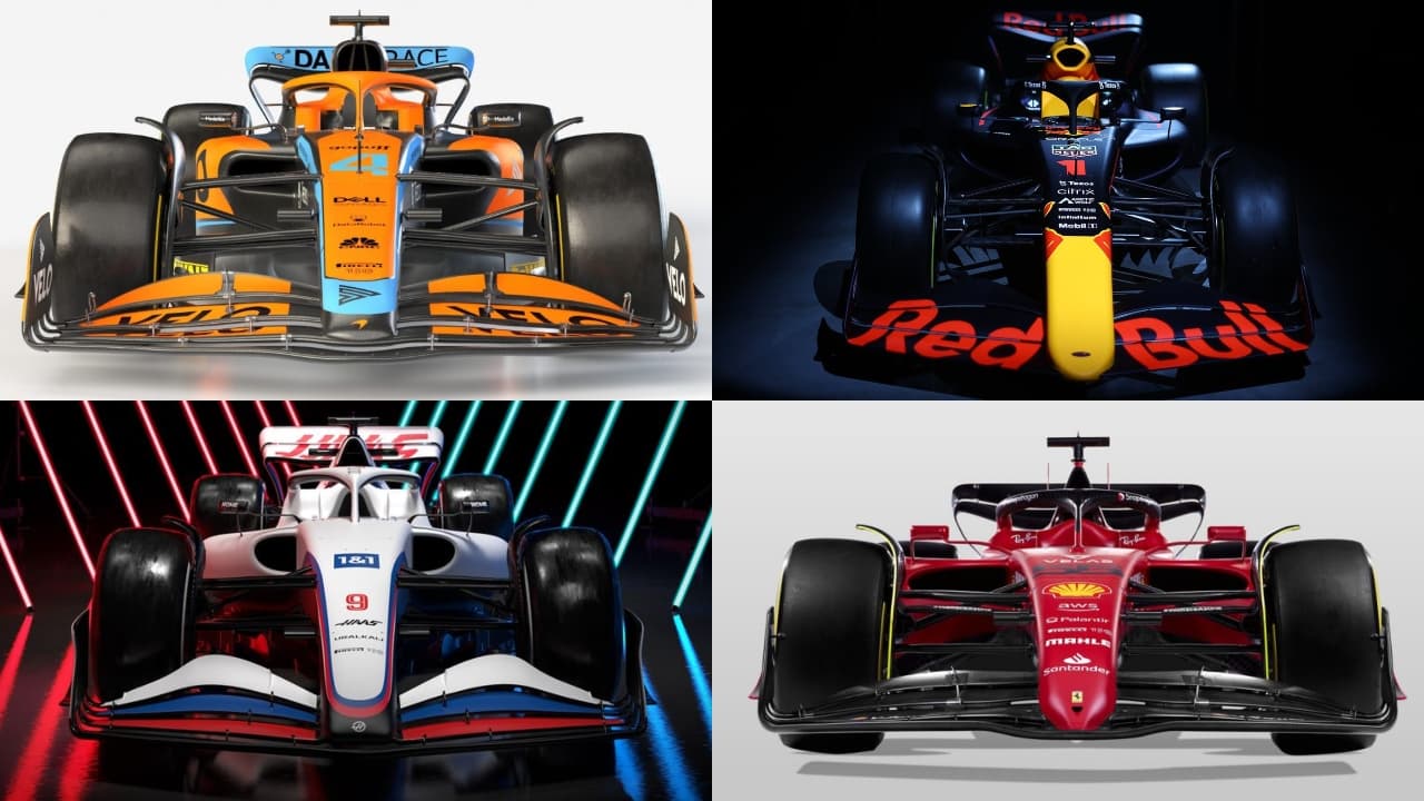 Estos son los nuevos autos de la Formula 1 | Los equipos presentan sus flamantes diseños para la temporada 2022, que comenzará en Bahrein el 18 de marzo.