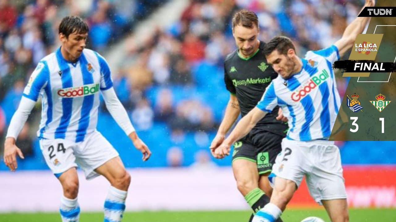 Real Sociedad remonta al Betis con Guardado en campo