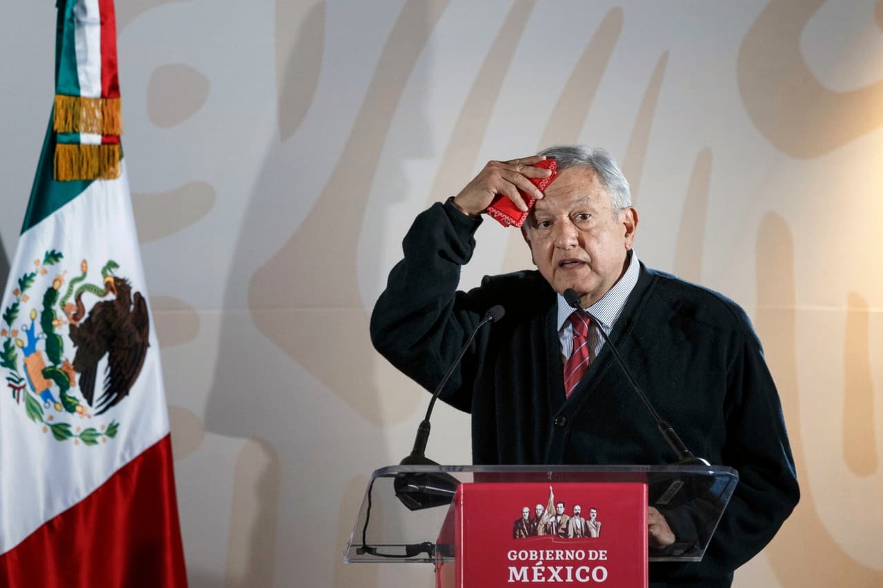 Andrés Manuel López Obrador, presidente de México.