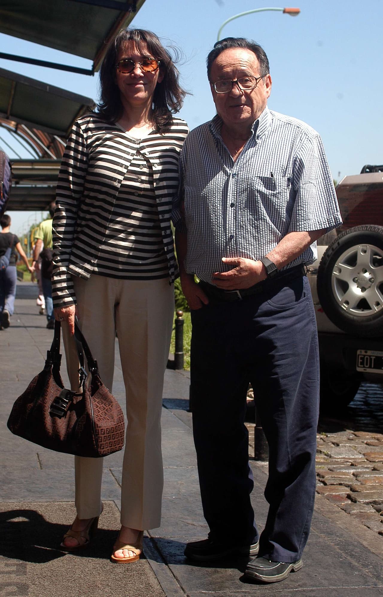 Días antes de morir, Chespirito repitió el ritual con Meza. "Estaba muy mal, probó el champán, nos dijimos las mismas cosas de siempre", dijo.