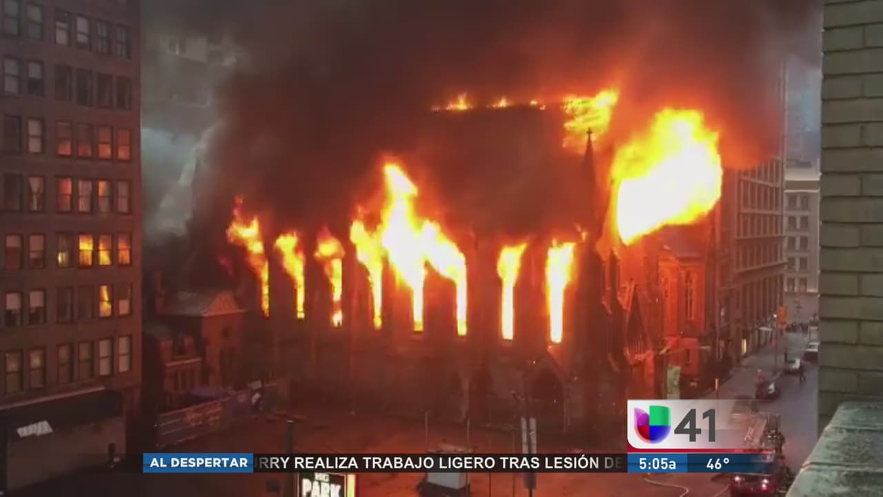 Comunidad ortodoxa de NY teme que el fuego se trate de un ataque religioso