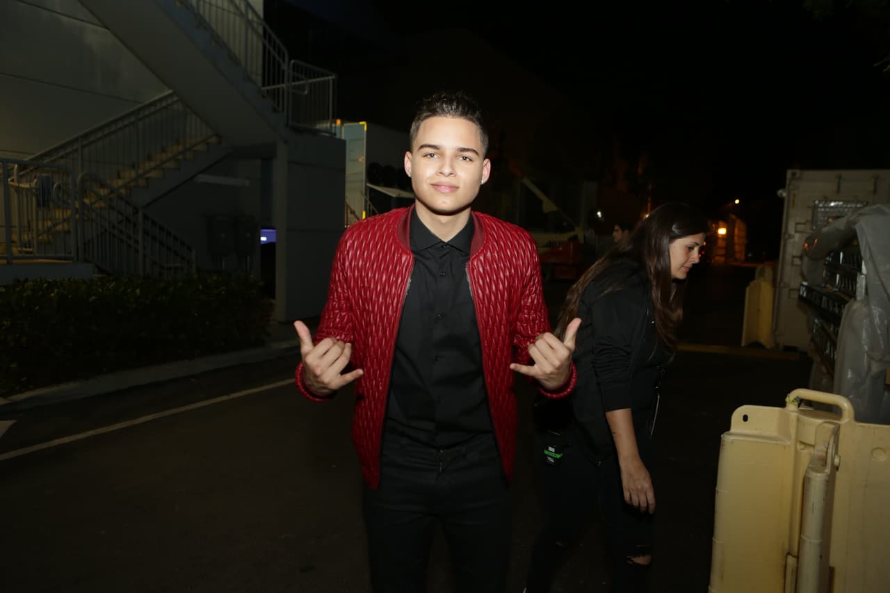 Brian llegó con la mejor energía.