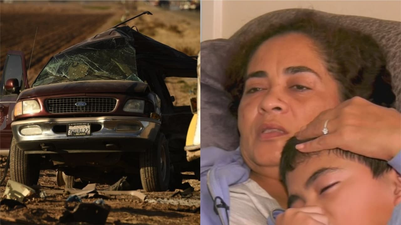 "La revisé y ya había fallecido": esta madre sobrevivió al accidente de California, pero vio morir a su hija