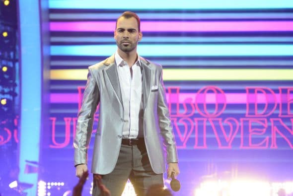 El chico se lució con "Ahora quién", de Marc Anthony.