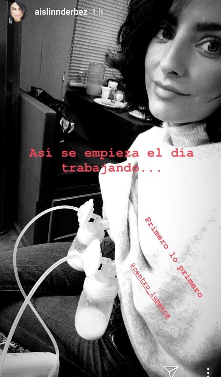 Pero escasa una hora antes de recorrer una alfombra roja y presenciar el momento de la entrega del reconocimiento de Mauricio, tuvo que hacer lo propio, 
<b>sacarse la leche para no tener ningún accidente.</b>