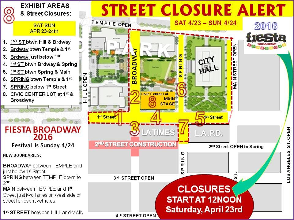 Cerrarán varias calles a partir de este sábado.