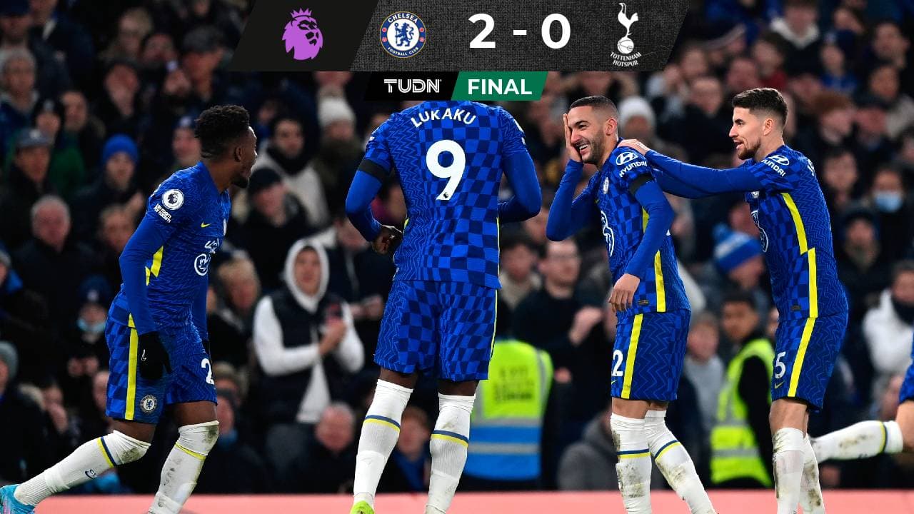 Chelsea 2-0 Tottenham, Premier League, goles y resumen