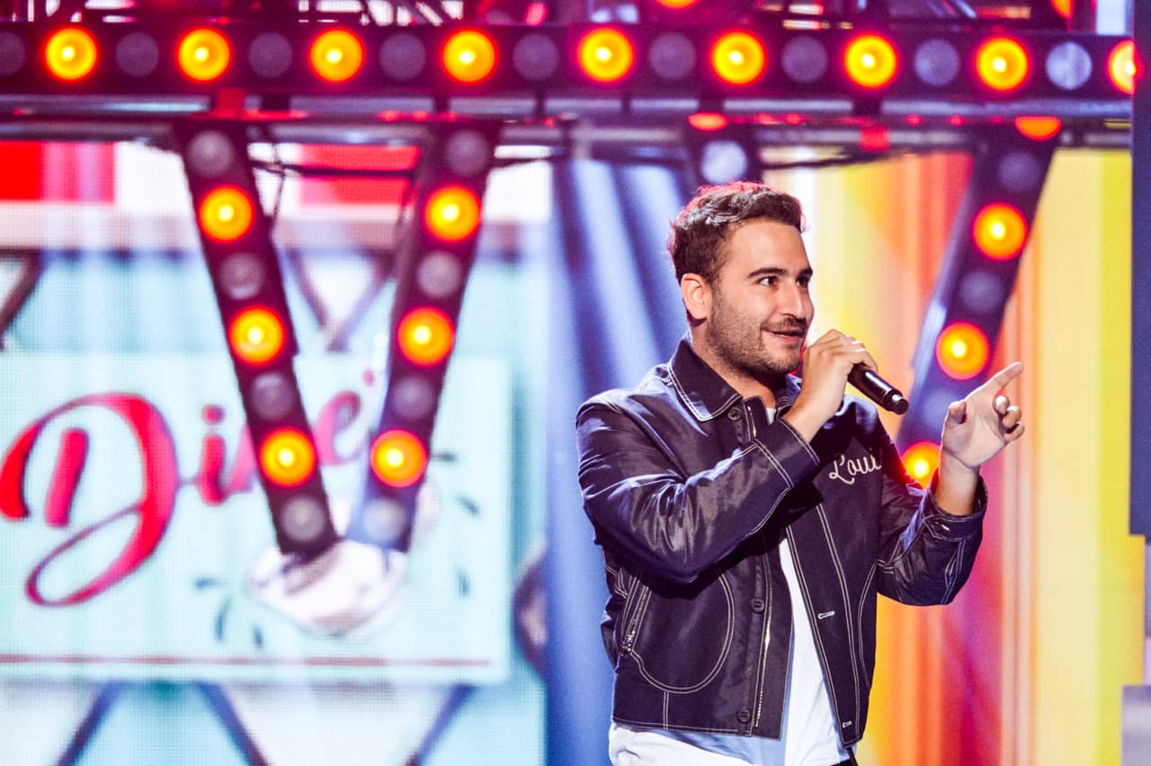 Reik hizo un momento retro, muy de la década de los 60'.