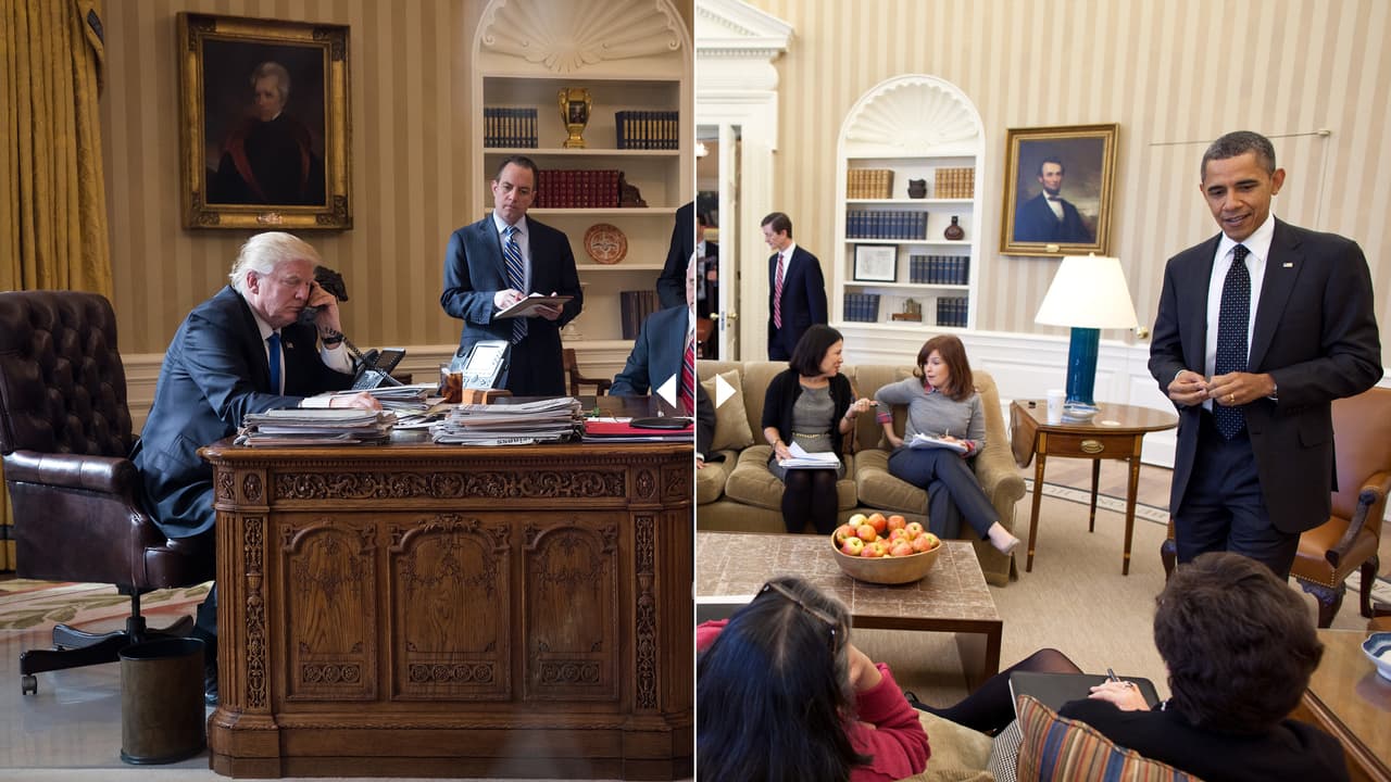 Fotos Interactivas: La diversidad en el equipo de gobierno de Donald Trump