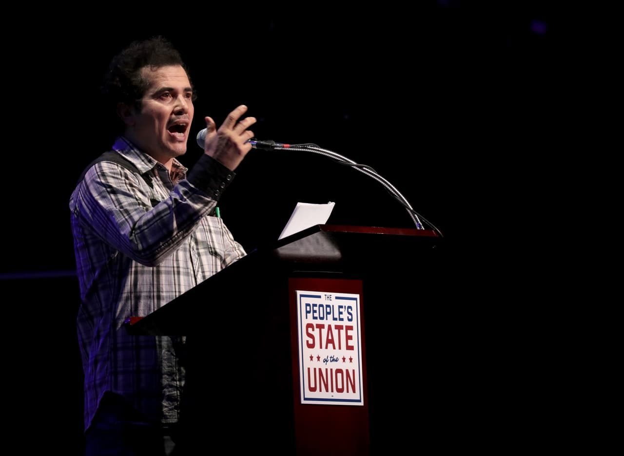 NEW YORK, NY - JANUARY 29: John Leguizamo speaks onstage at The People's State Of The Union at Townhall on January 29, 2018 in New York City. (Photo by Cindy Ord/Getty Images for We Stand United)
<br>