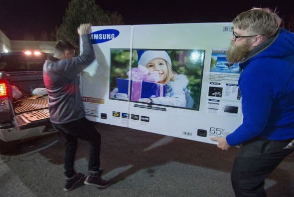 Televisores de pantalla plana.