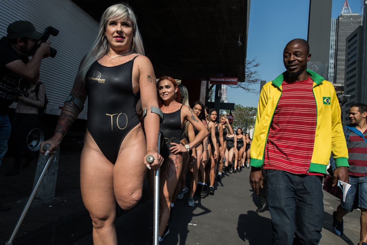 Rubia Machado se ha convertido en la protagonista de la nueva edición de Miss Bumbum, un peculiar concurso de belleza en Brasil en el que se juzga el mejor trasero.