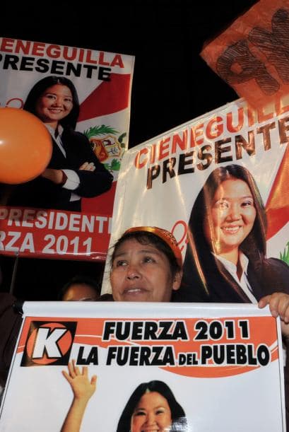 Sondeos divulgados en las últimas semanas, ubican a Keiko en el segundo lugar en la intención de voto de los peruanos.