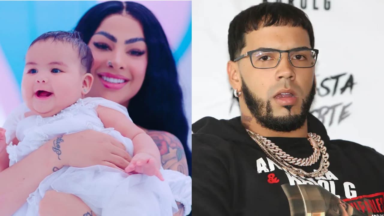 Yailin al fin presentó a su hija al mundo y le dicen que es igualita a Anuel: así reaccionó el cantante