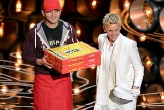 El repartidor de pizza de los Oscar ganó 1,000 dólares de propina