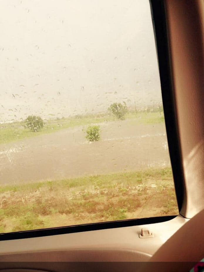 La audiencia compartió fotos del centro de Texas tras el paso de Bill.