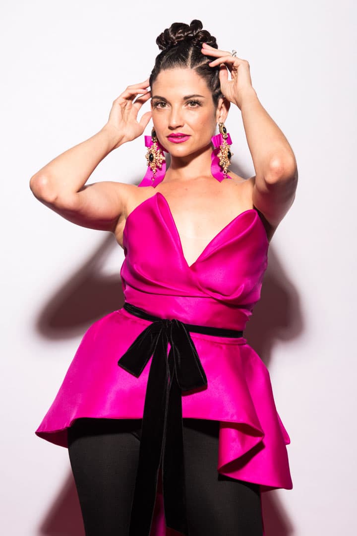 Natalia Jiménez fue una de las presentadoras de la noche.