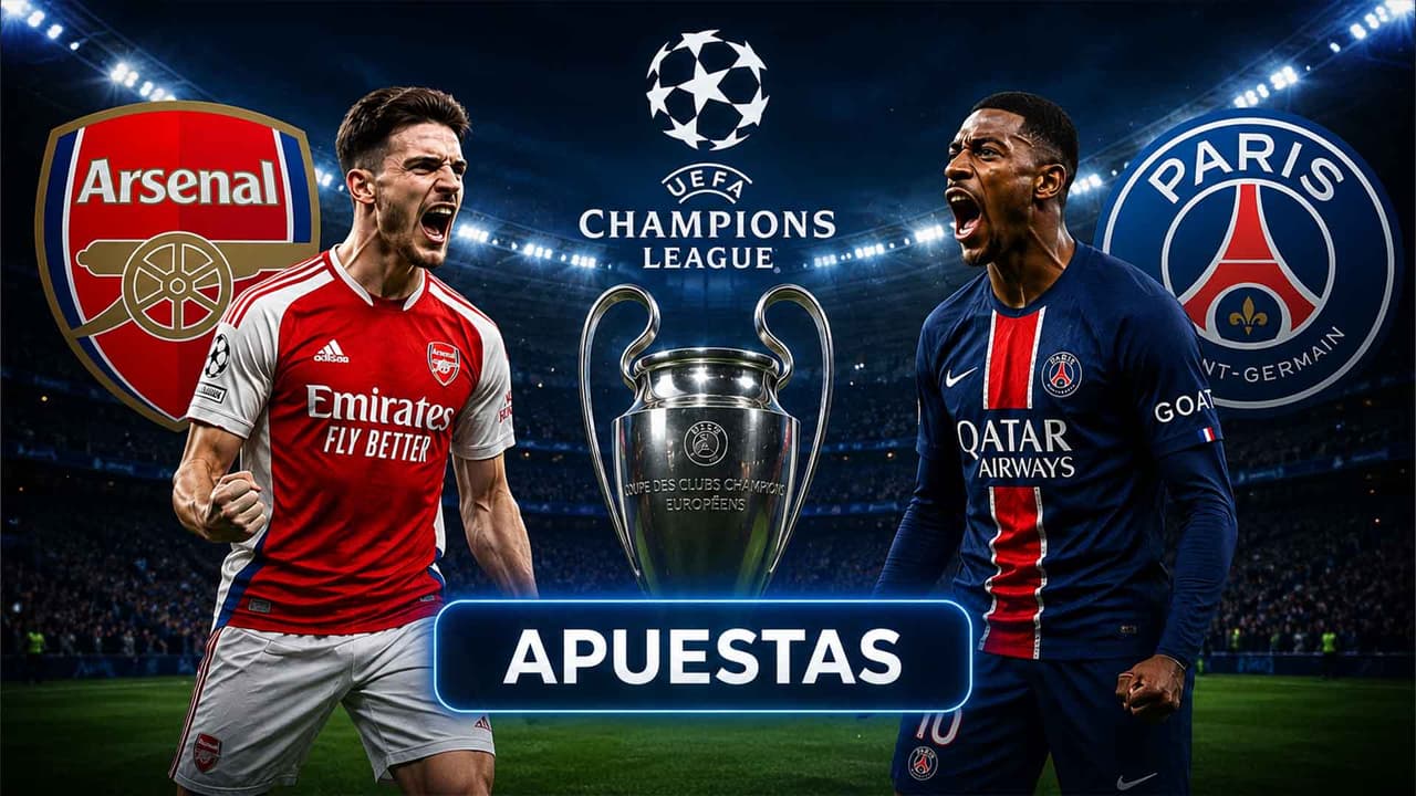 PSG vs. Arsenal: quién es el favorito en las apuestas para ganar la Champions League