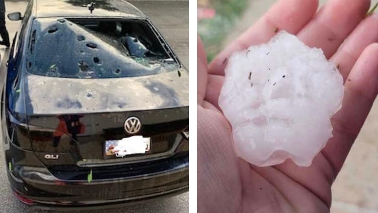 Tormenta con granizo causa múltiples daños en el condado Highlands