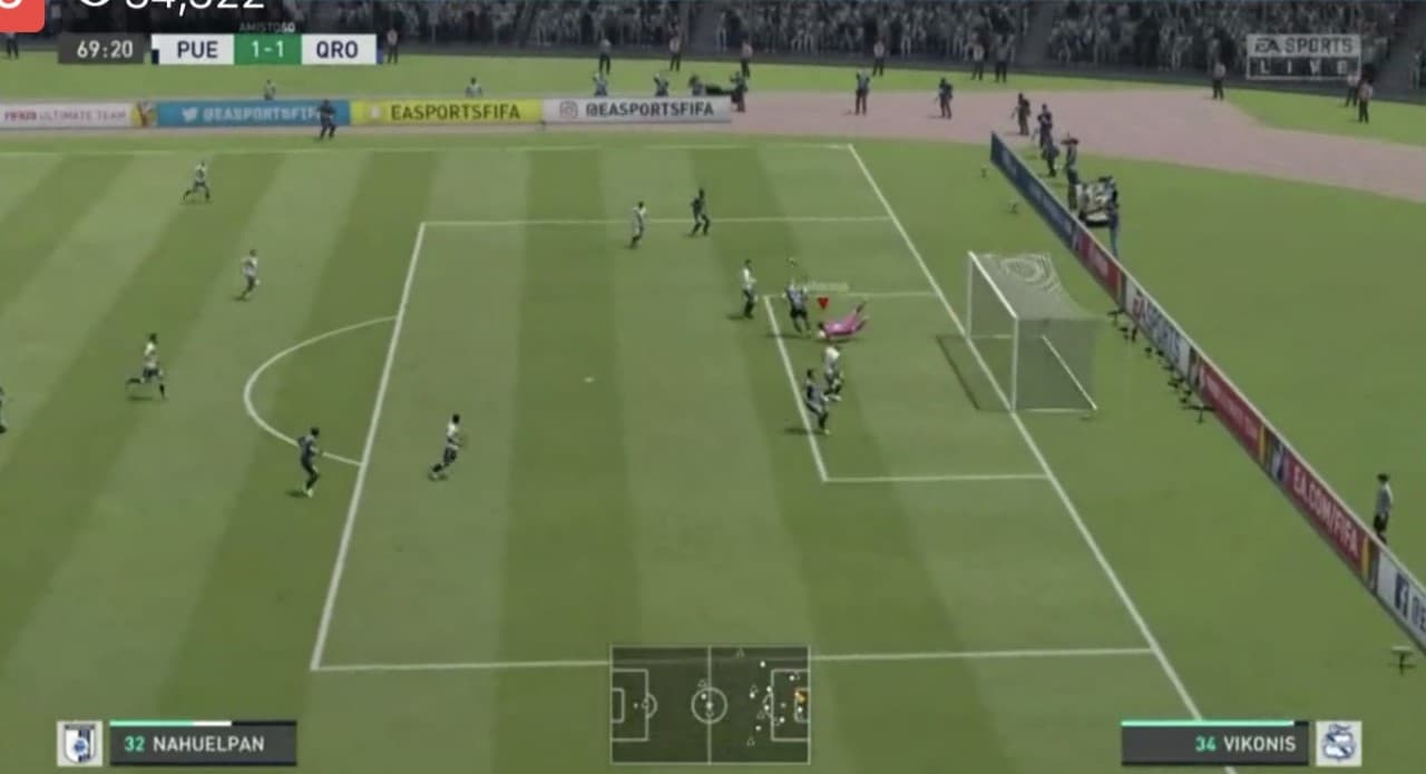 Jimmy Gómez le pone fin a la racha ganadora del Puebla de Santiago Ormeño.